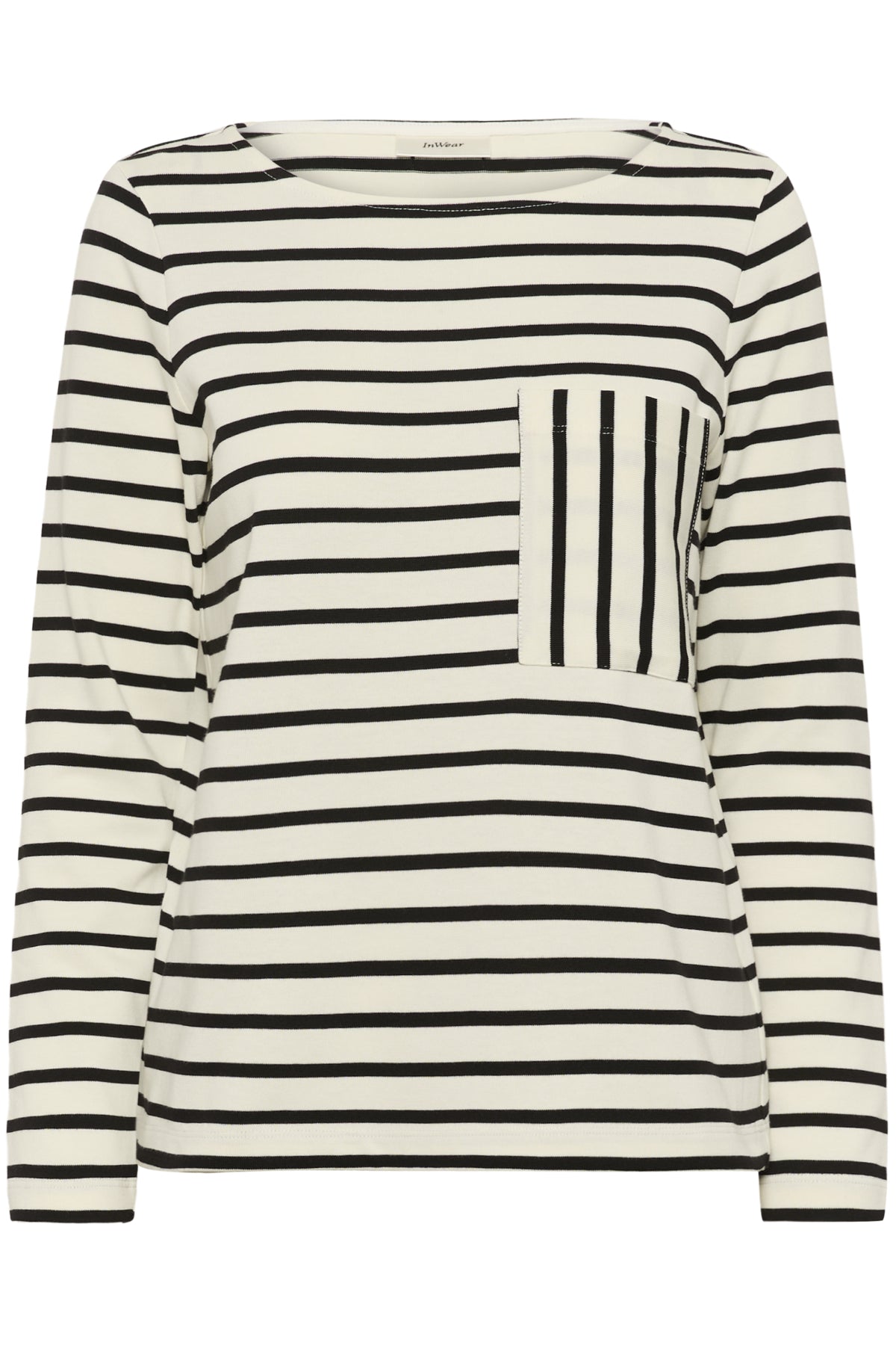 Inwear naisten paita DellaIW T-Shirt, Whisper White / Black Str