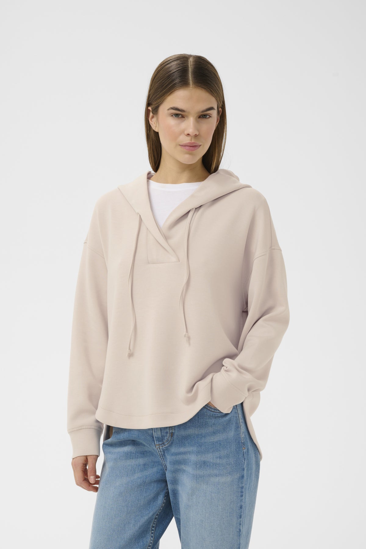 Inwear naisten huppari Simiiw Vincent hoodie, Haze