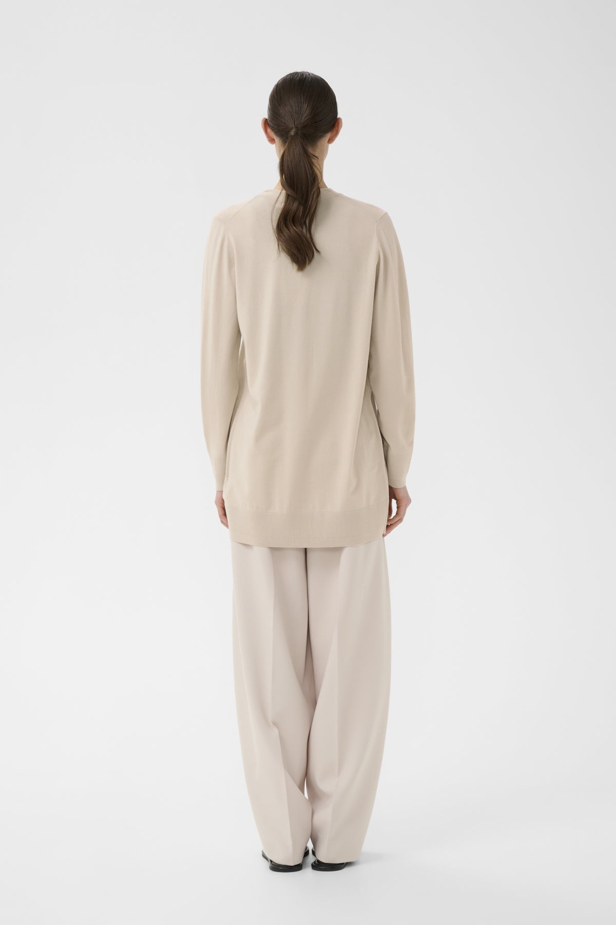 Inwear naisten neuletakki Mikoiw Core Long Cardigan, Haze