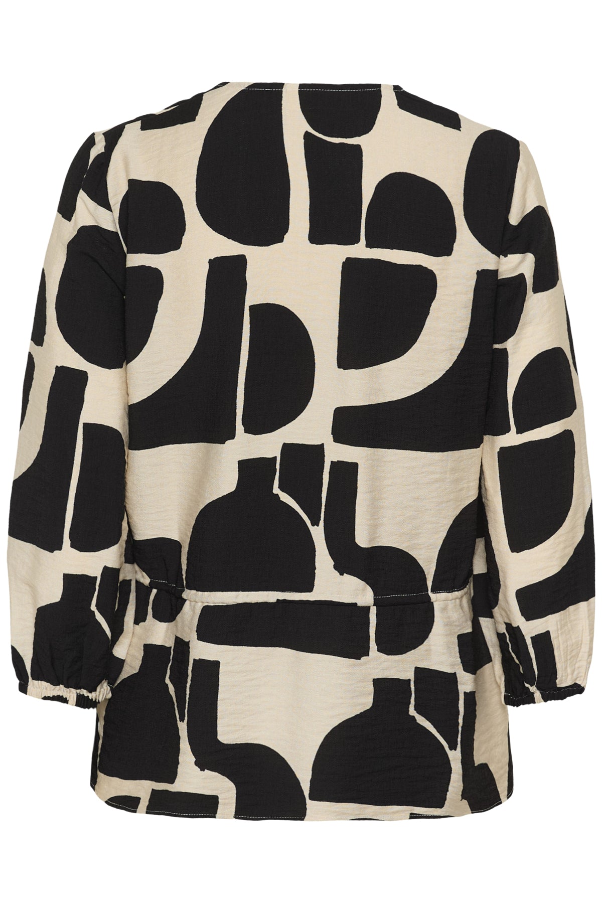 Inwear naisten pusero LYNNIW V-Neck, musta kuosillinen