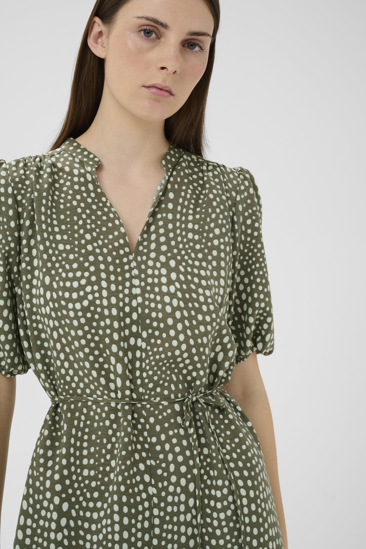 Inwear mekko LibertyIW Dress, Green Faded Dot