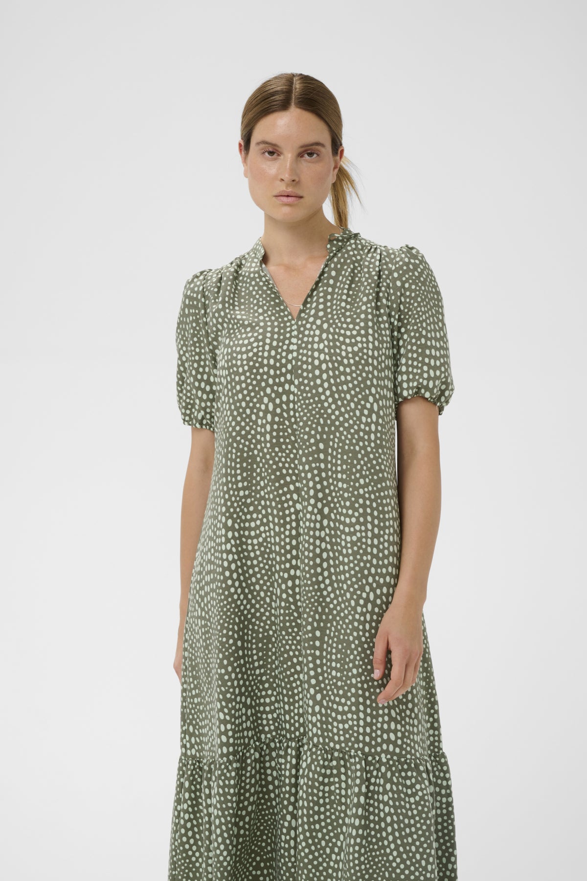 Inwear mekko LibertyIW Dress, Green Faded Dot