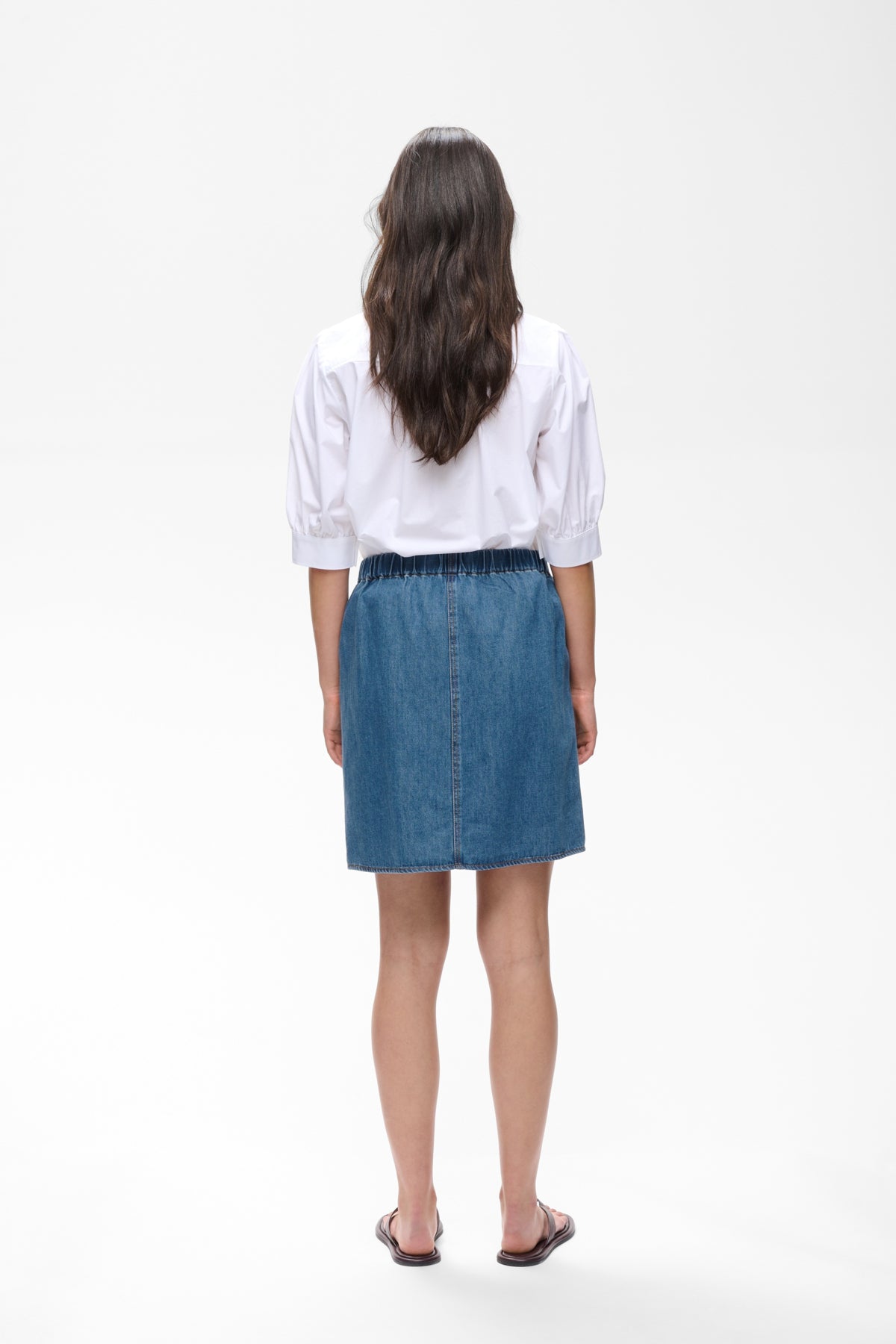 InWear naisten farkkuhame Glenniw Skirt, Faded Blue