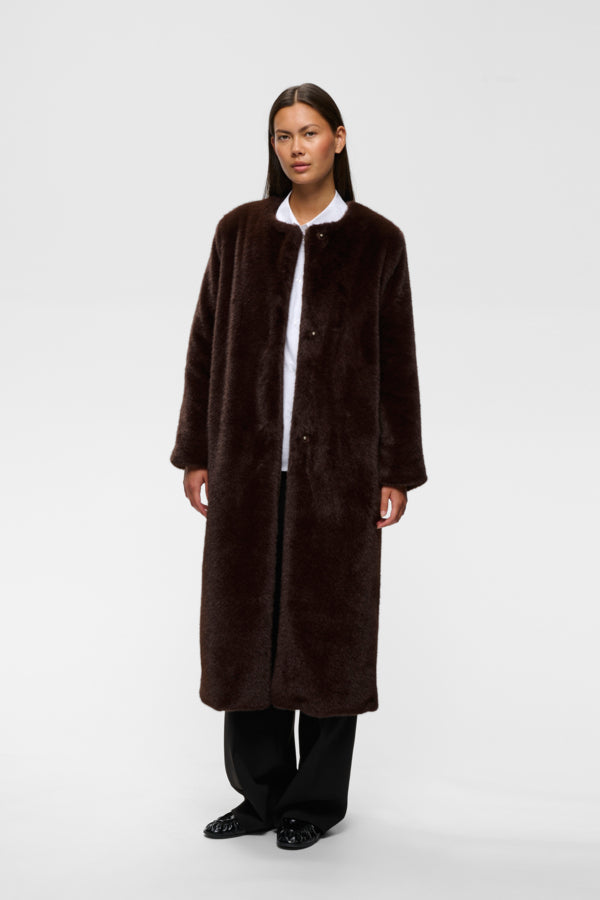 InWear naistentakki Zabelleiw Long Coat, Chocolate Brown