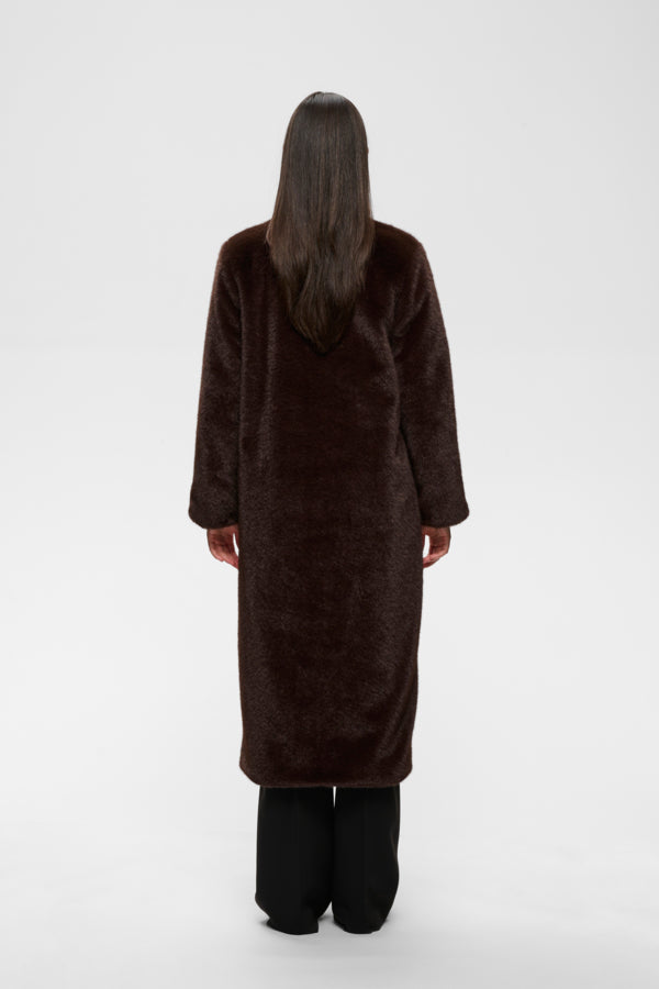 InWear naistentakki Zabelleiw Long Coat, Chocolate Brown