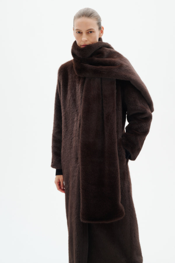 InWear naistentakki Zabelleiw Long Coat, Chocolate Brown