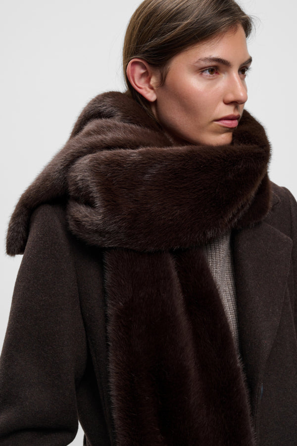 InWear naisten huivi Zabelleiw Scarf, Chocolate Brown