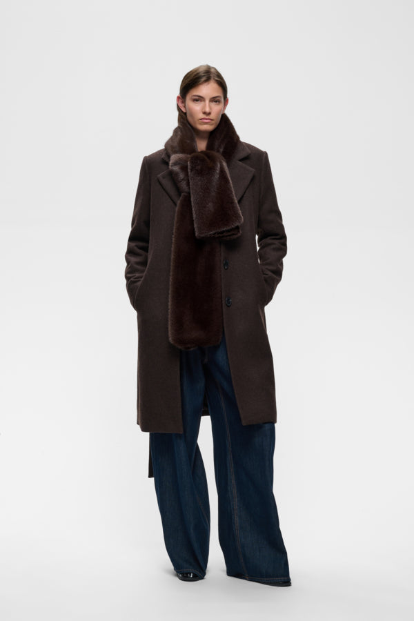 InWear naisten huivi Zabelleiw Scarf, Chocolate Brown