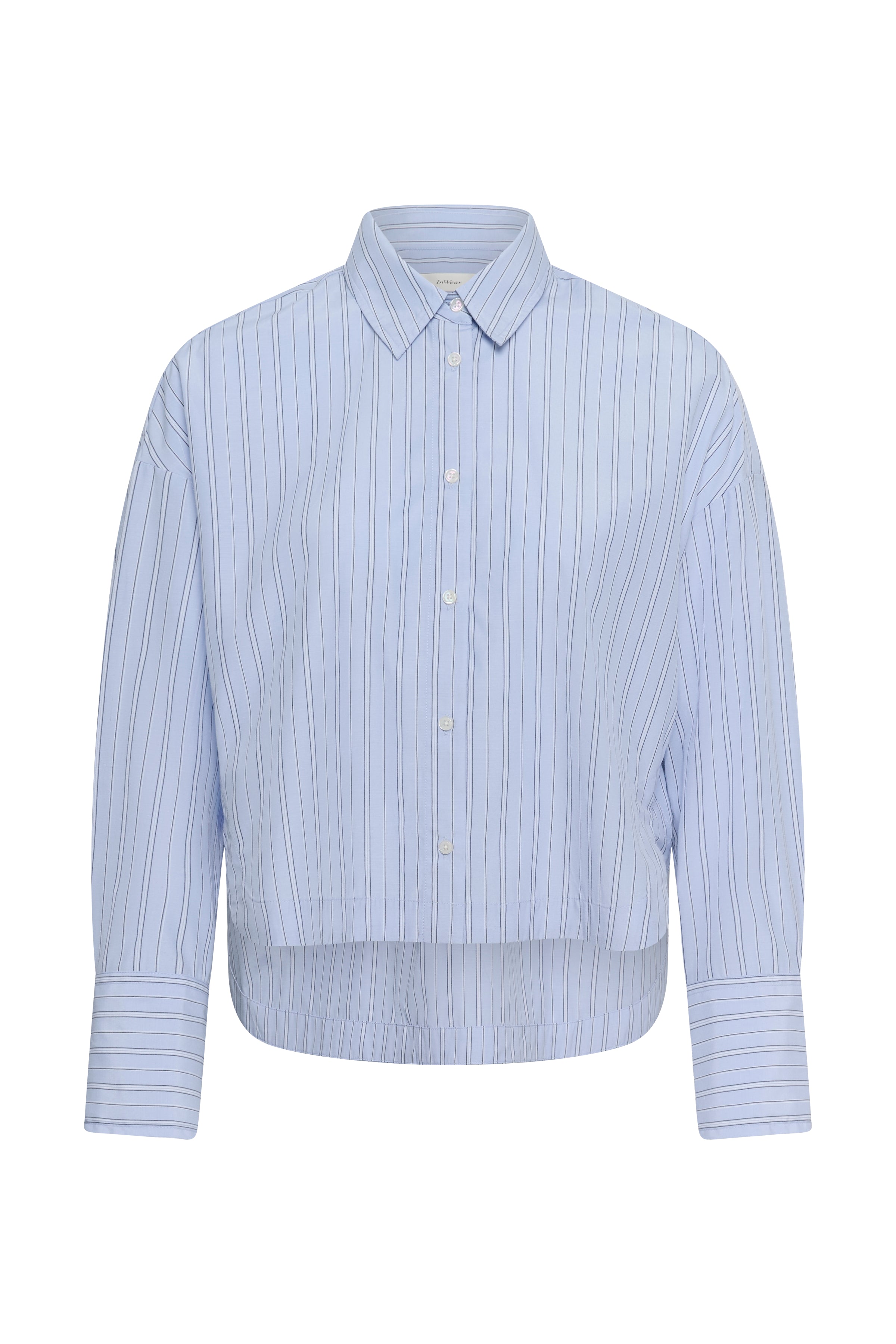 InWear naisten paitapusero HalenIW Short Shirt, Brunnera Blue