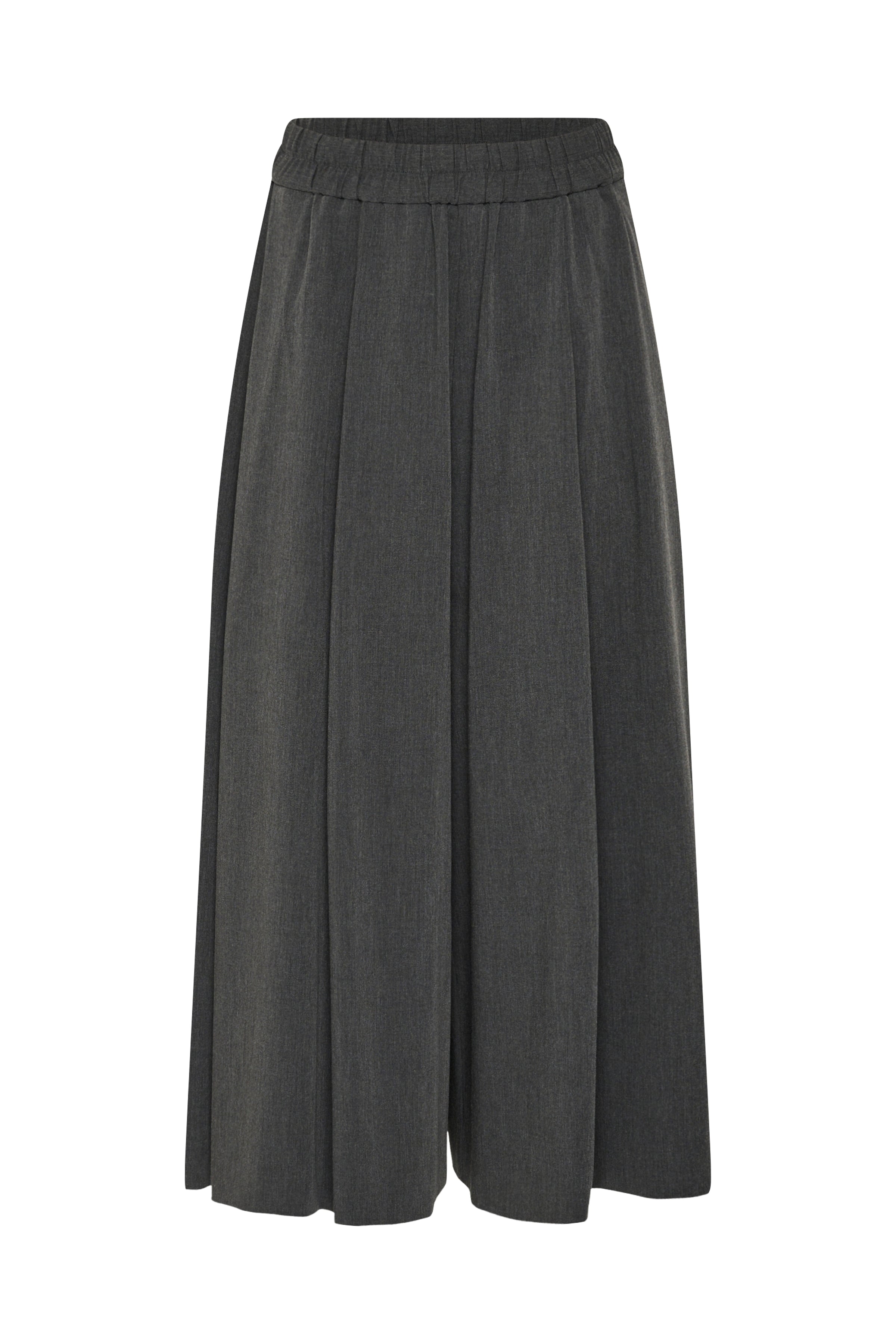InWear naisten kangashousut CleohIW Skirtpant, Dark Grey Melange