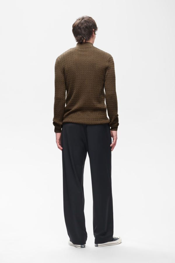 Matinique miesten neulepusero Mamason Merino Pullover, Sepia Melange