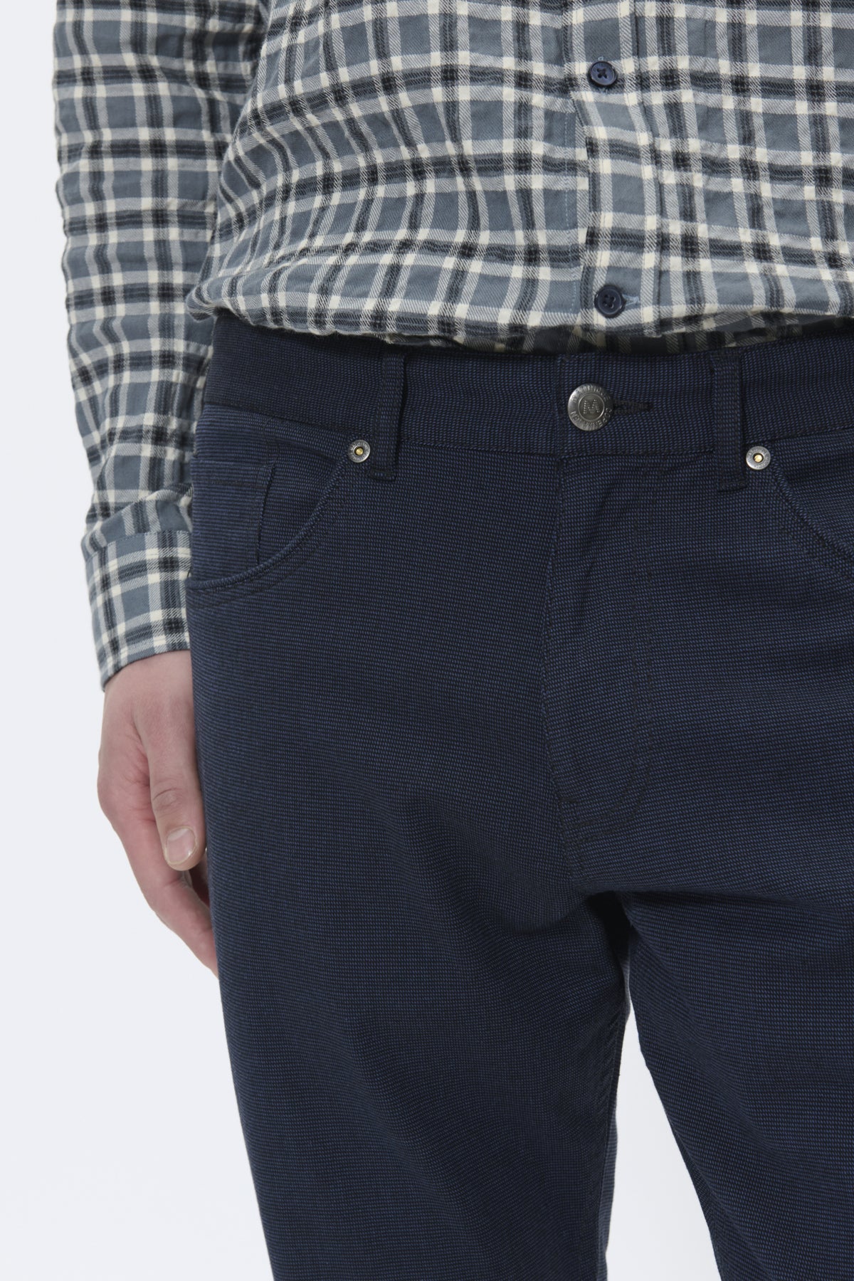 Matinique miesten housut MAPete Structure, Dark Navy