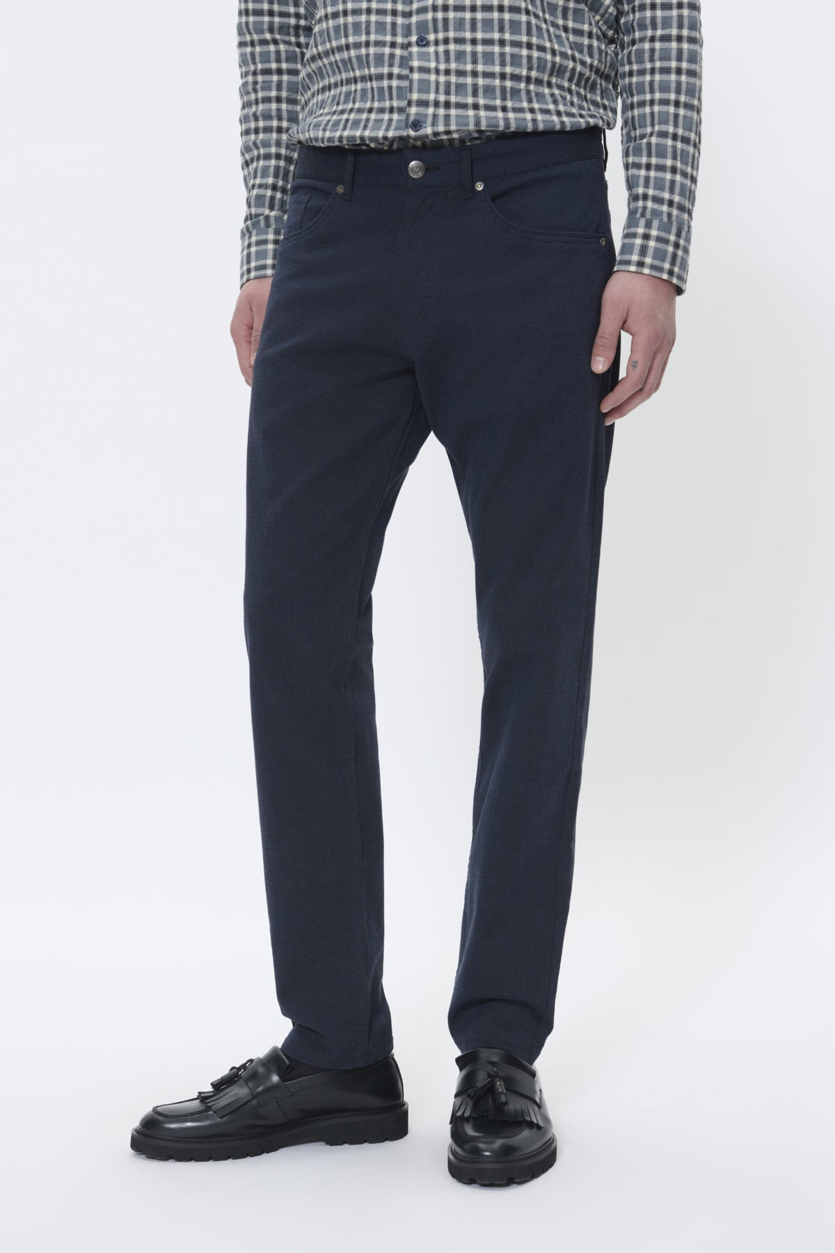 Matinique miesten housut MAPete Structure, Dark Navy