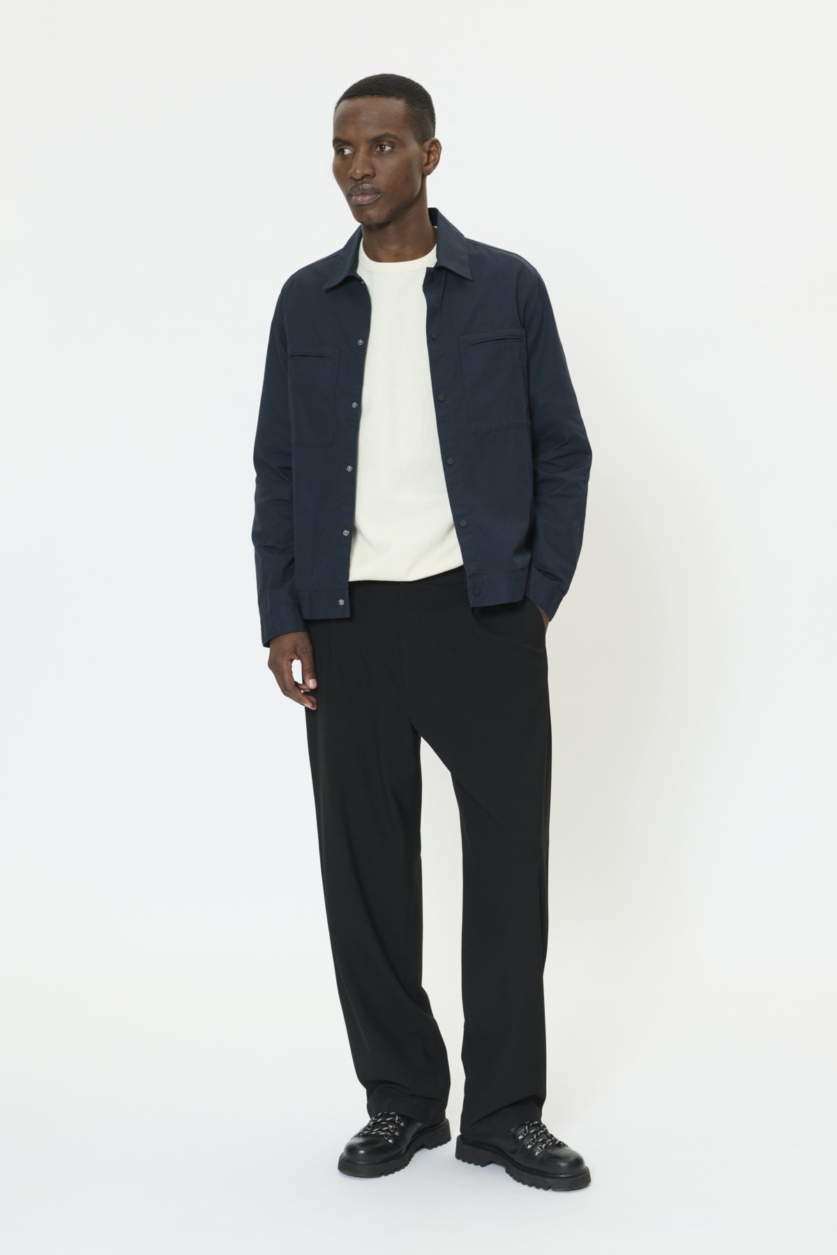 Matinique miesten paitatakki MASolomon Overshirt Jacket, Dark Navy