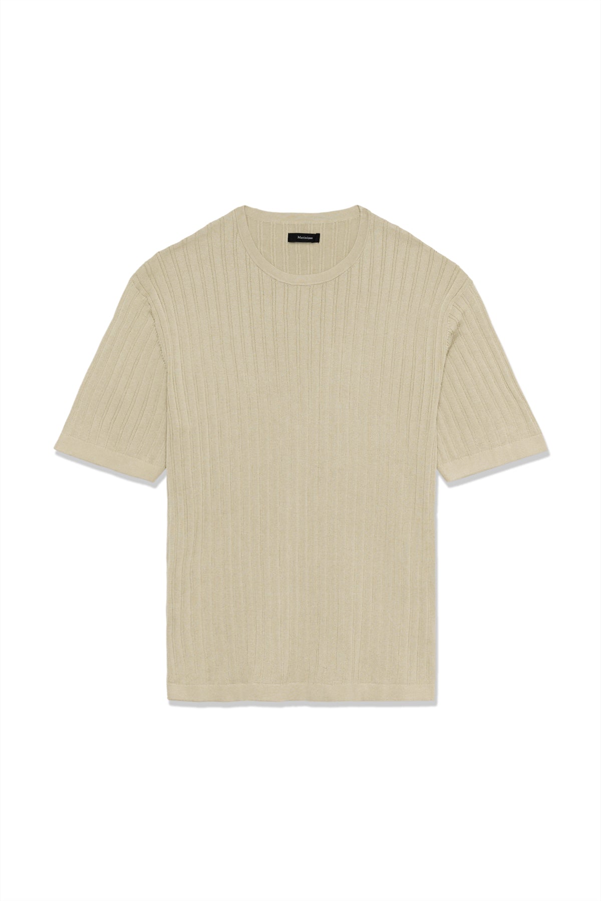 Matinique miesten t-paita MATrivolt Knitted T-Shirt, Plaza Taupe