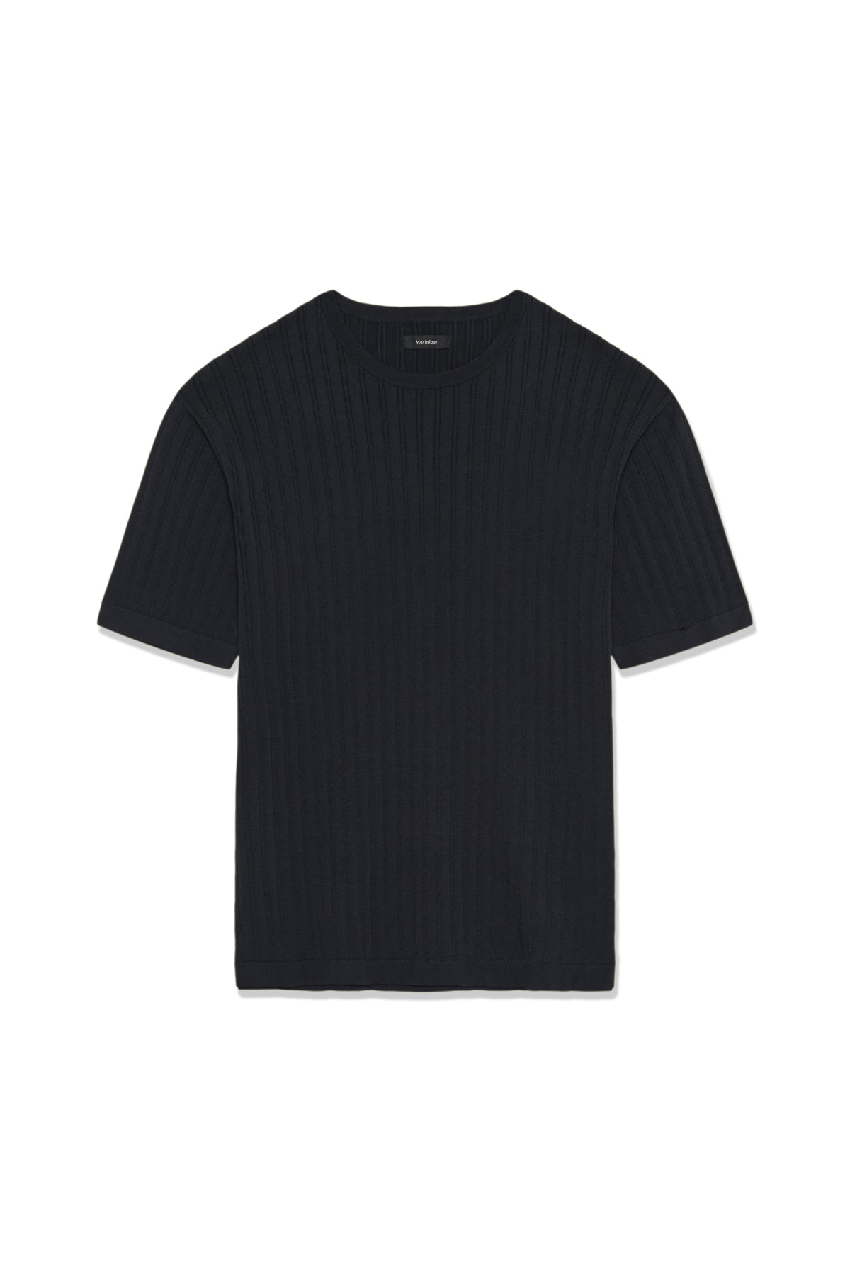 Matinique miesten t-paita MATrivolt Knitted T-Shirt, Dark Navy