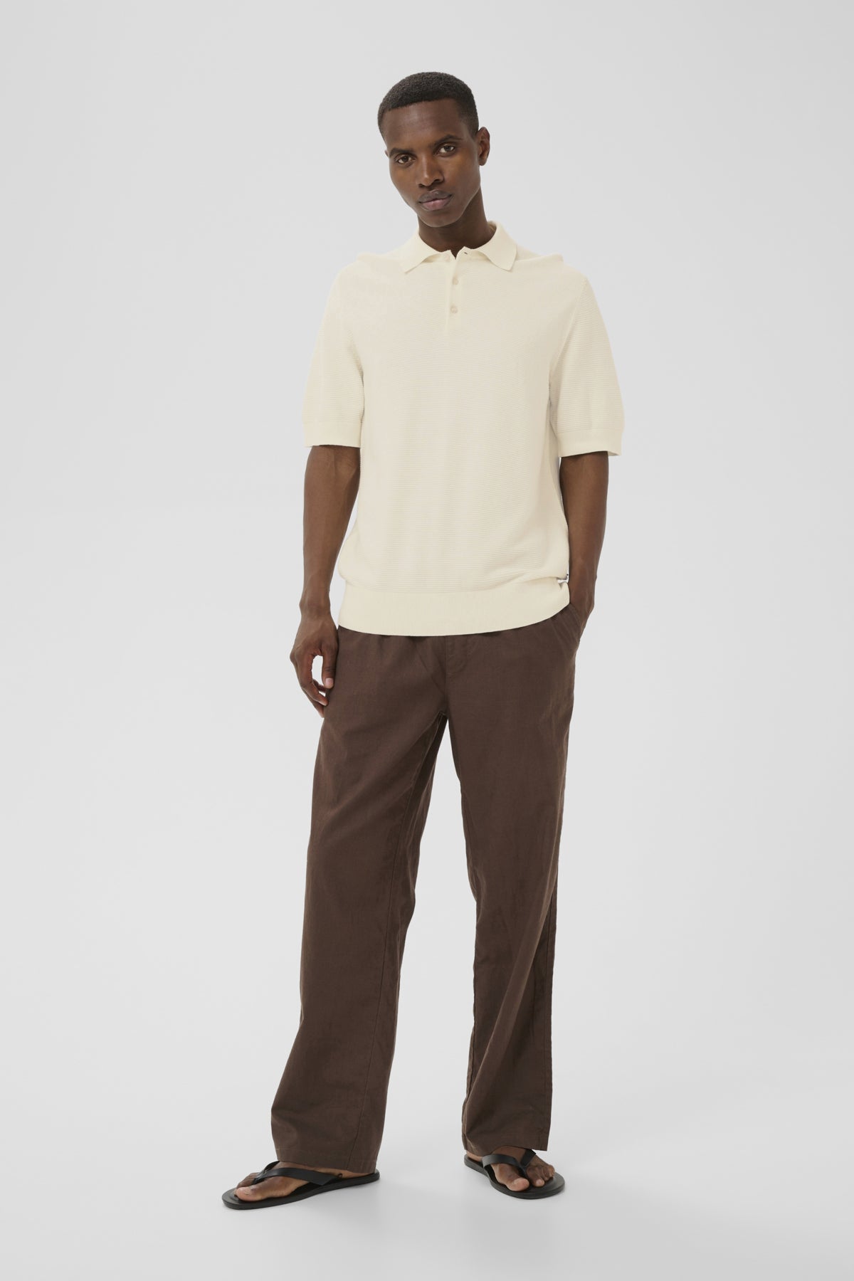 Matinique miesten pikeepaita MaPolo BB, Off White