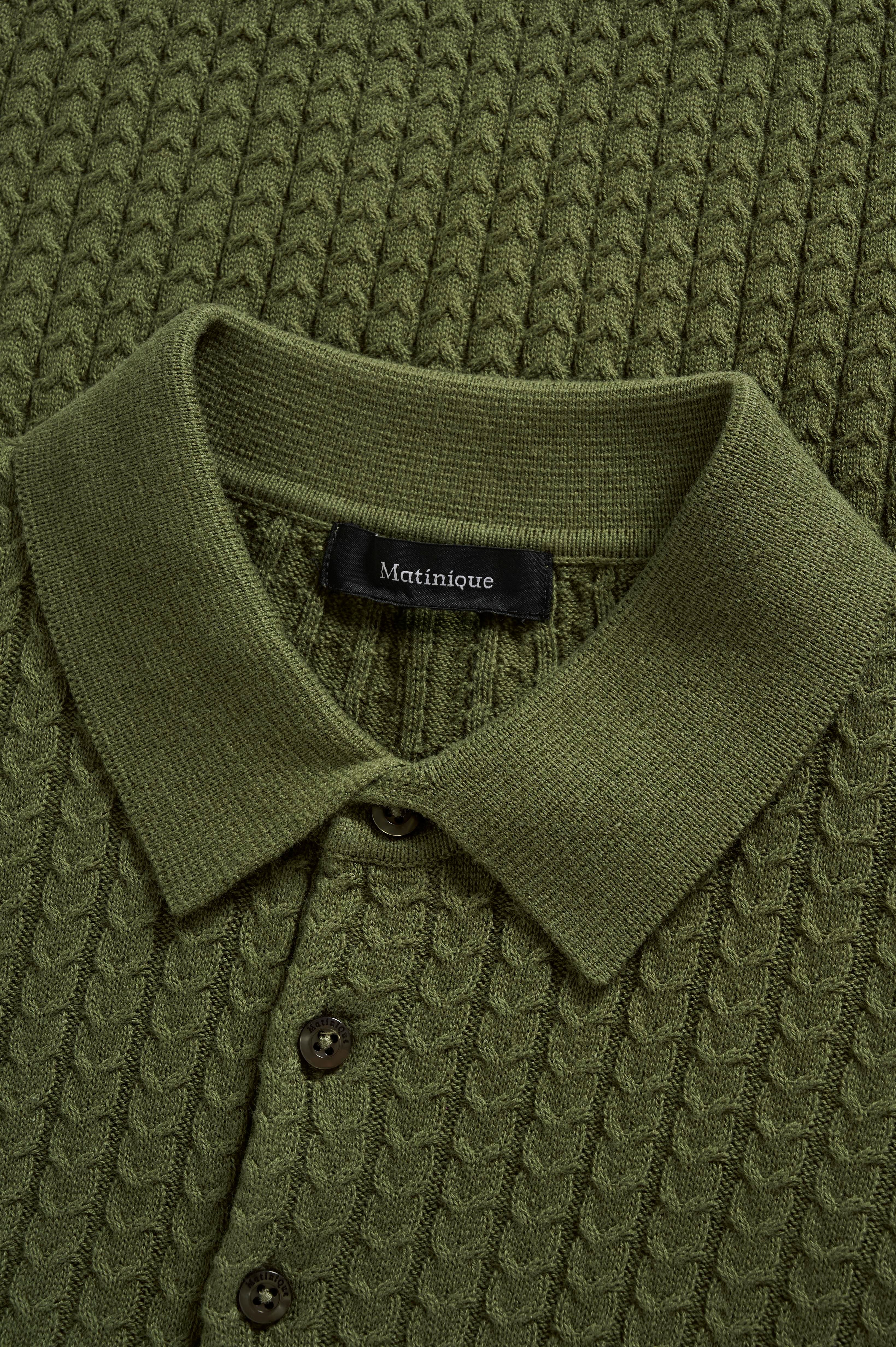 Matinique miesten pikeepaita Mapolo, Olive Night