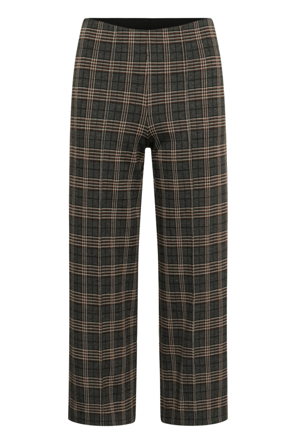 Part Two naisten housut IlisanPW, Grey Big Check