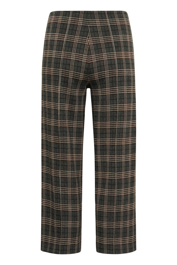 Part Two naisten housut IlisanPW, Grey Big Check