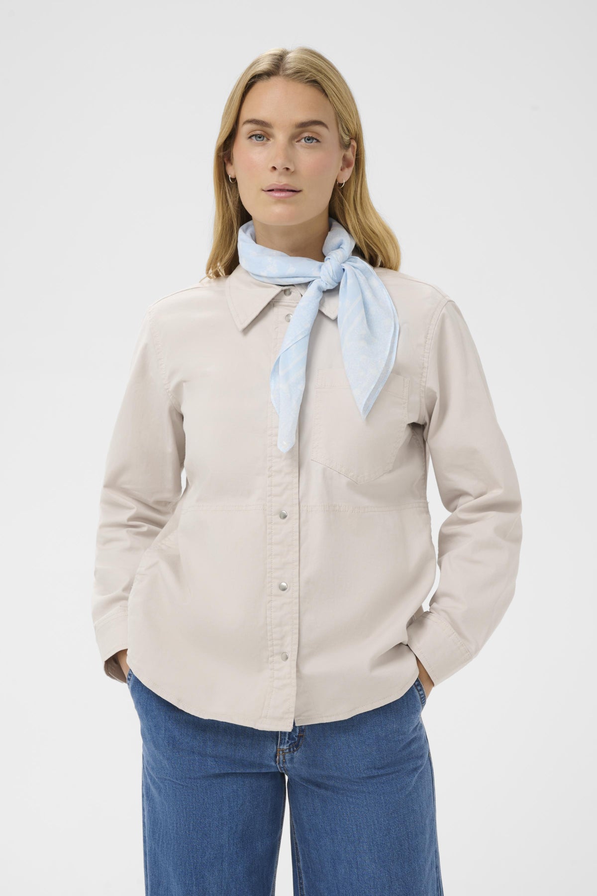 Part Two huivi PhiPW Scarf, Heather Fragile Print