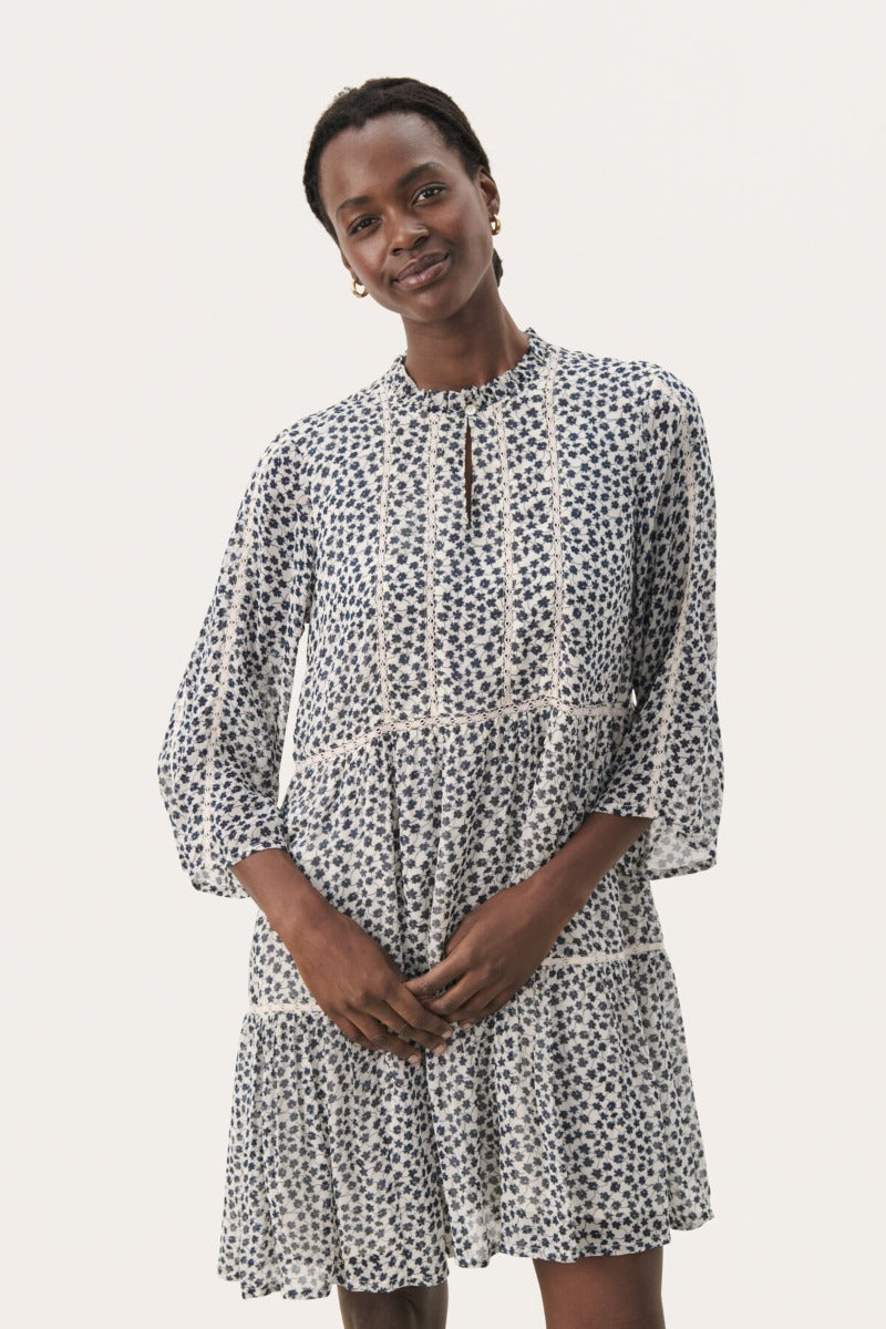 part-two-naisten-mekko-nibi-dr-navy-mini-grid-flowe-1