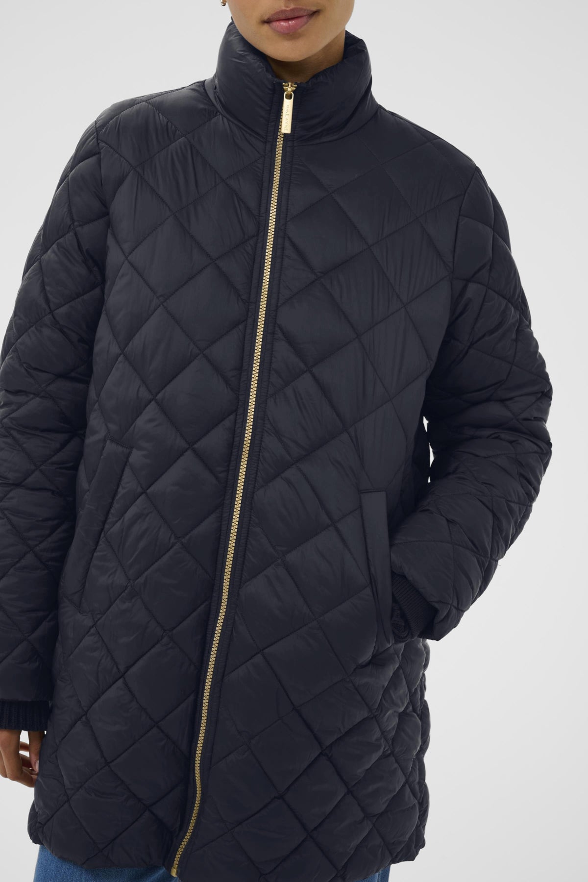 Part Two naisten tikkitakki OlilanPW OTW, tummansininen