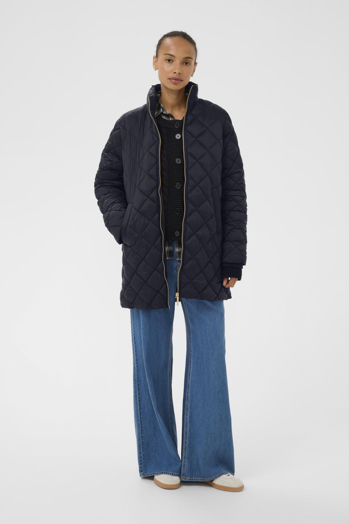 Part Two naisten tikkitakki OlilanPW OTW, tummansininen