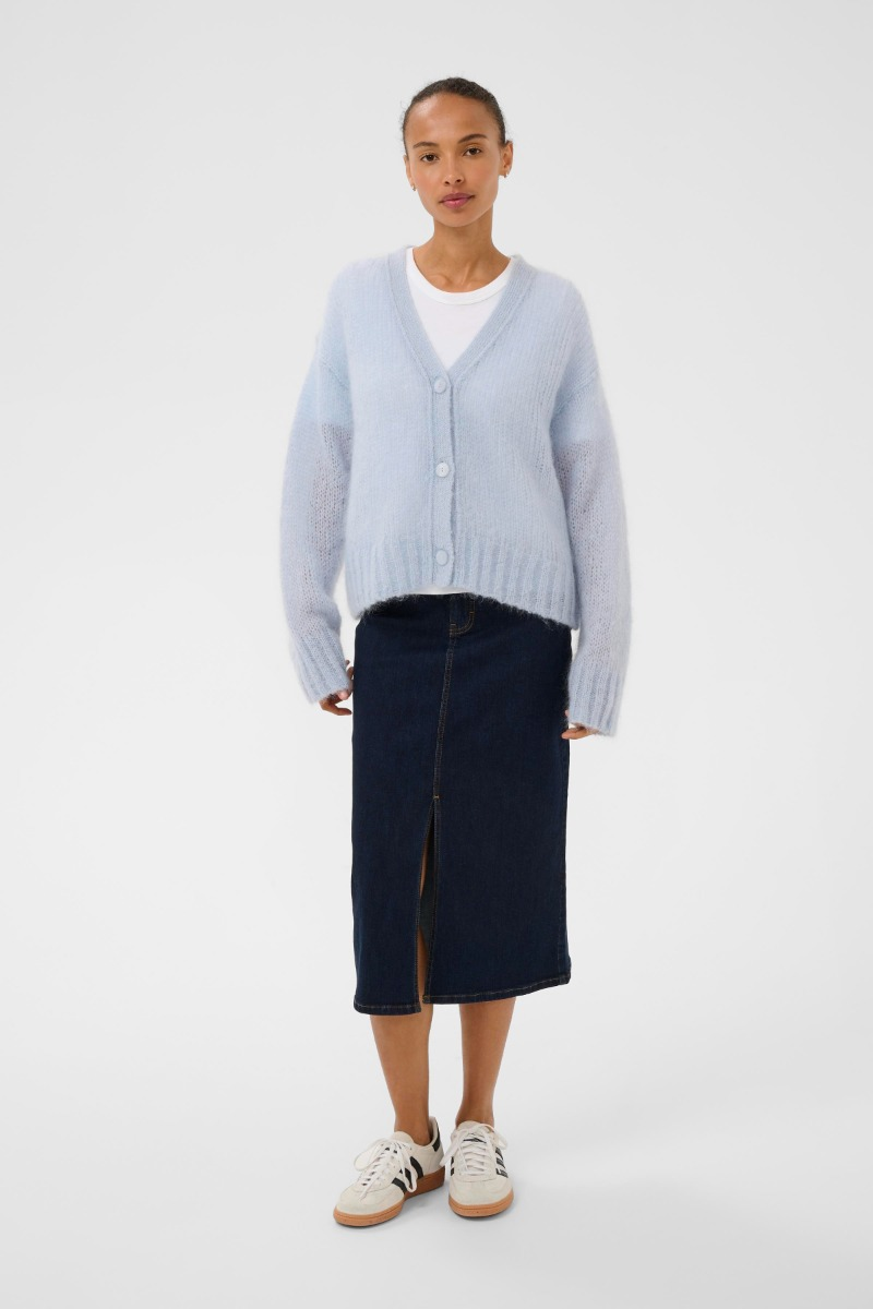 Part Two naisten neuletakki ZendayaPW, Gray Dawn - Blue