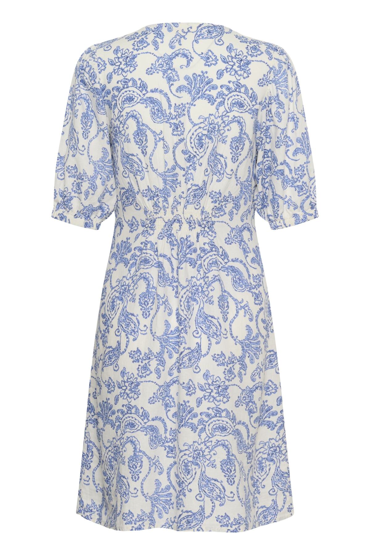 Part Two mekko Benete Dress, Blue Dot Paisley Print