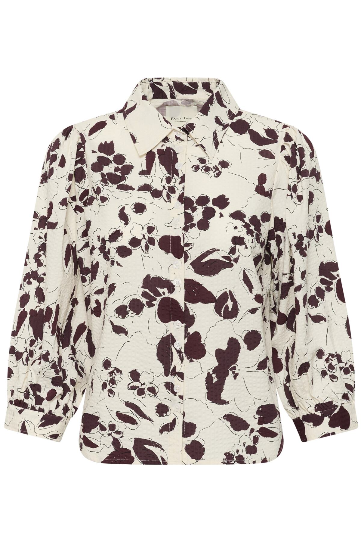 Part Two naisten paitapusero AnaisPW SH, Fig Artflower Print