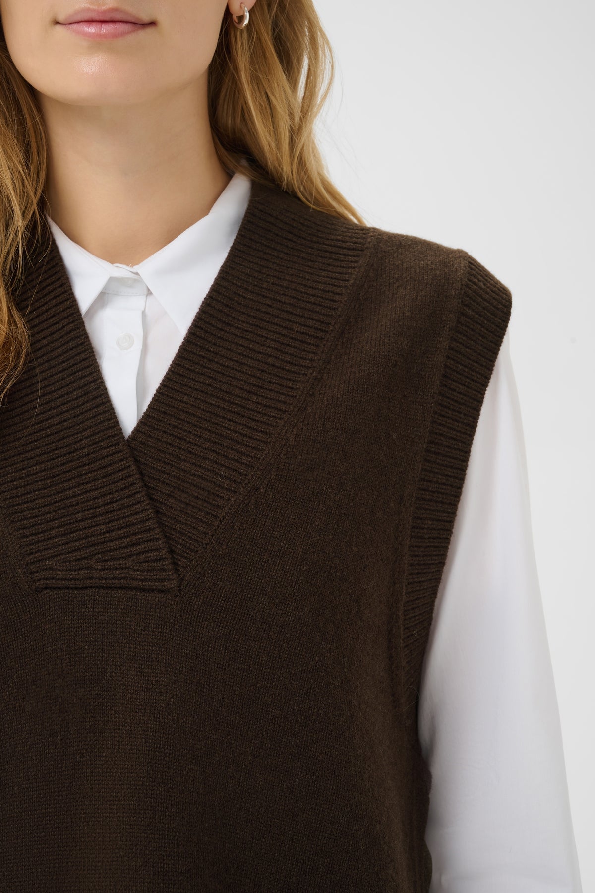 Part Two naisten neuleliivi DuhaPW Waistcoat, Mole
