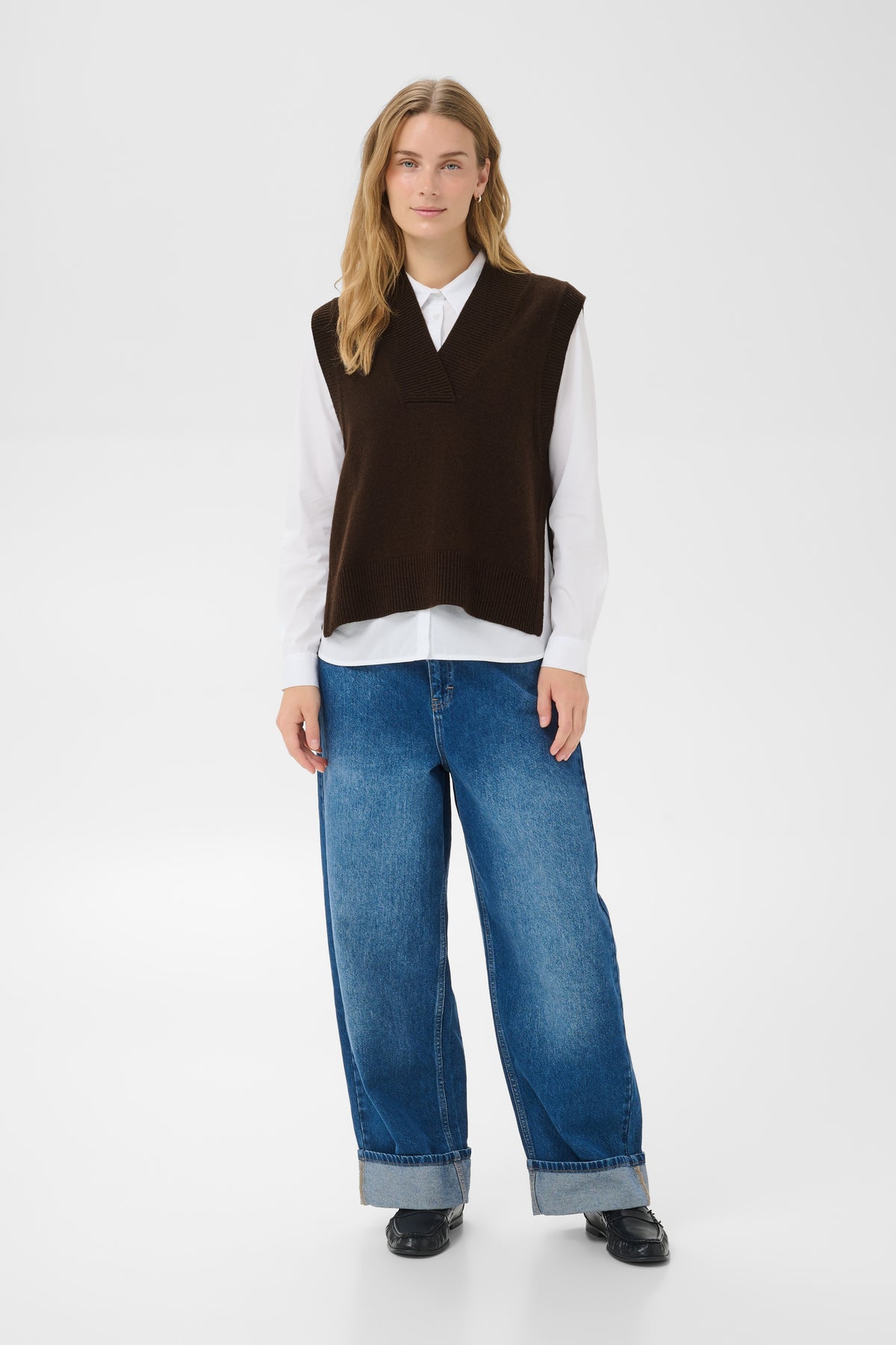 Part Two naisten neuleliivi DuhaPW Waistcoat, Mole