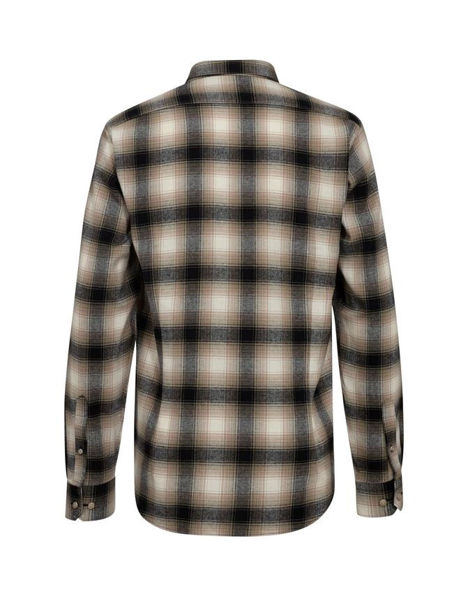 Gino marcello miesten kauluspaita K 3101992-780, ruskea ruutu