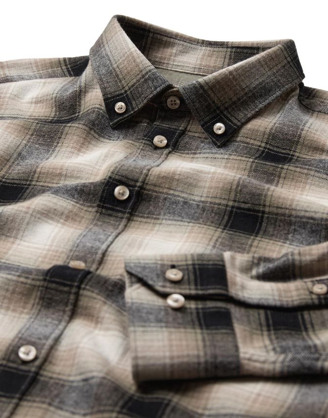 Gino marcello miesten kauluspaita K 3101992-780, ruskea ruutu