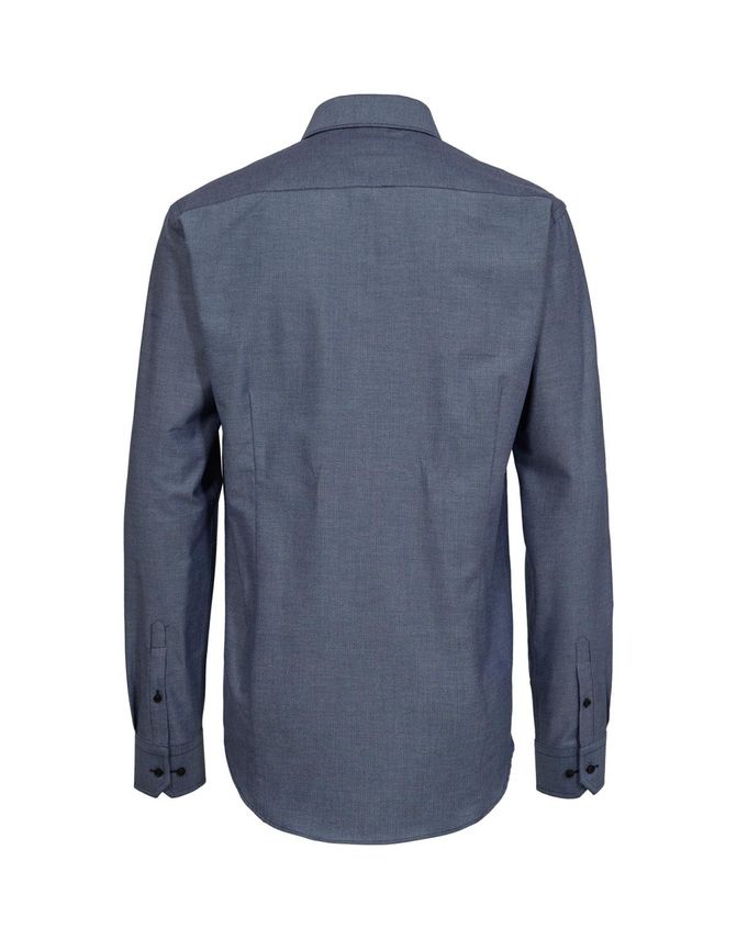 Gino marcello miesten kauluspaita K Micro Print Shirt, tummansininen