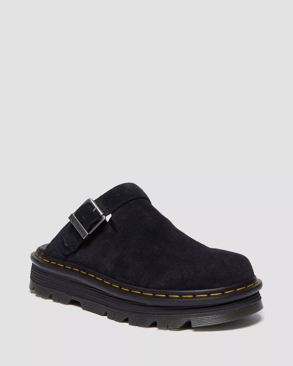 Dr. Martens naisten kengät Zebzag Mule Black EH Suede, musta