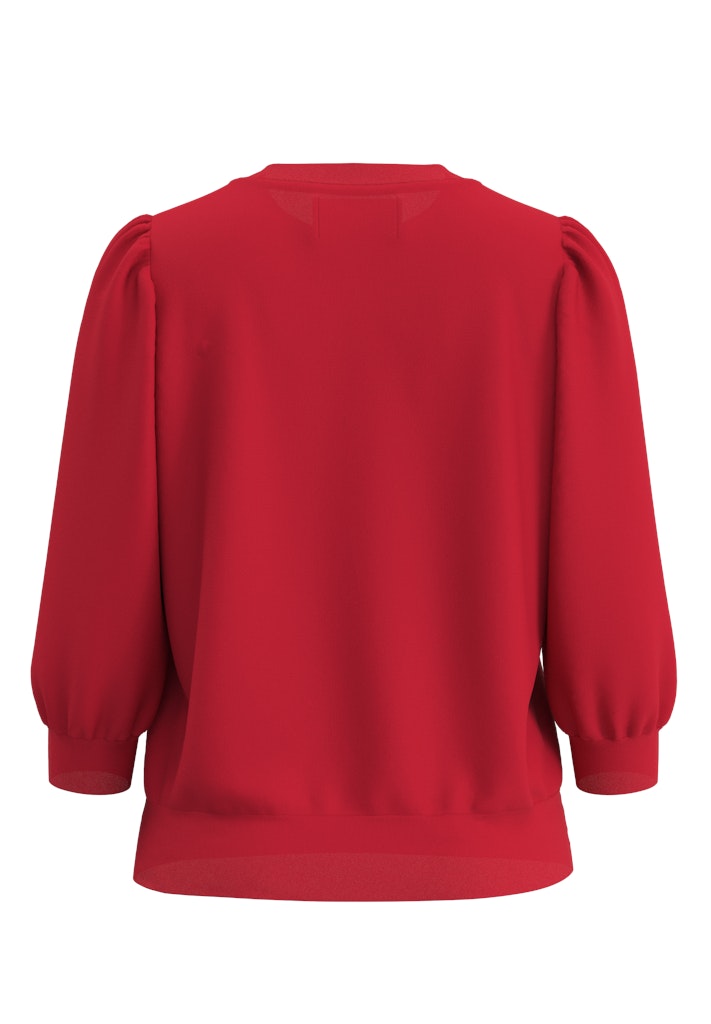 SLFTENNY 3/4 SWEAT TOP NOOS Equestrian Red