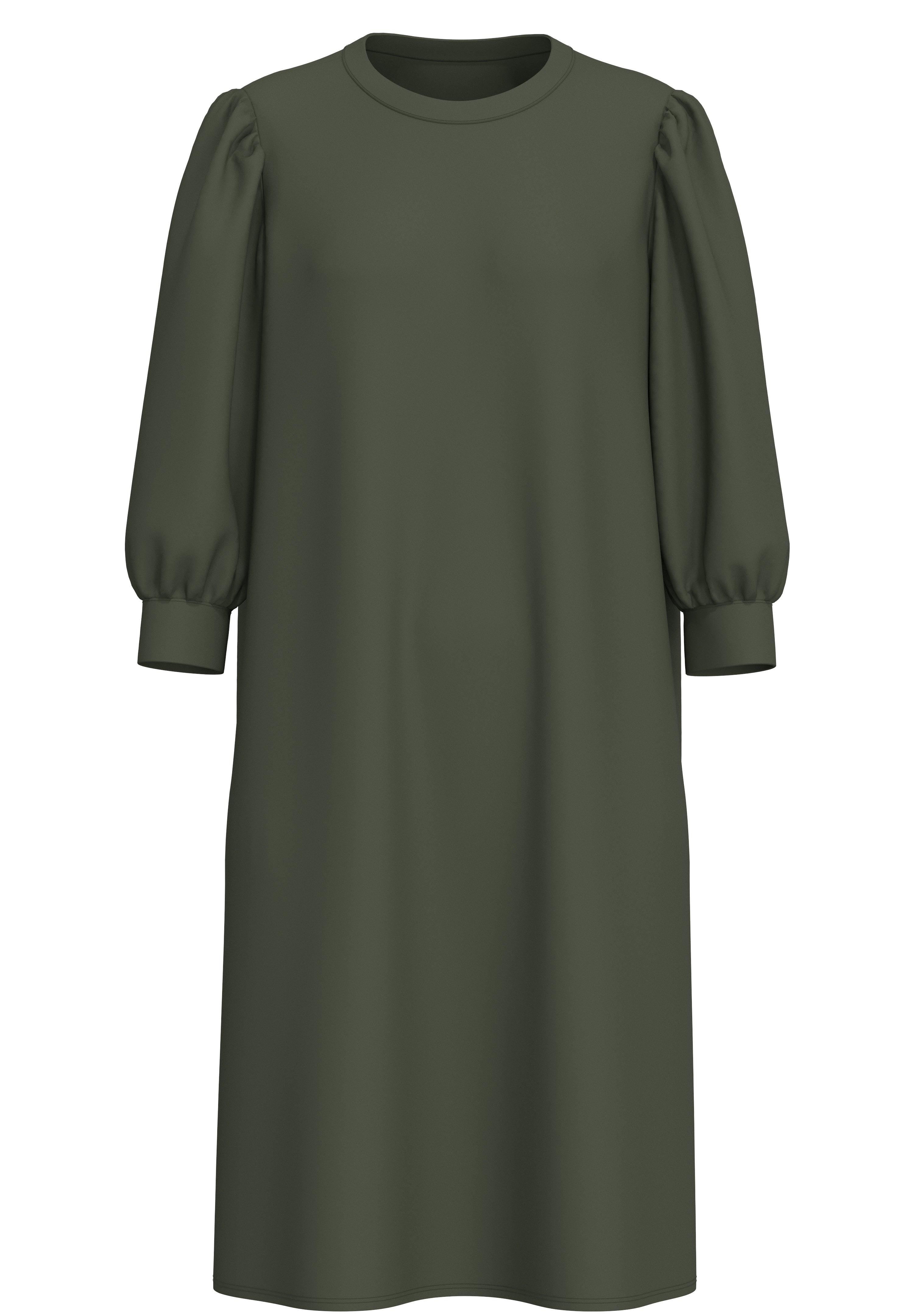 SLFTENNY 3/4 SHORT SWEAT DRESS NOOS TUMMANVIHREÄ