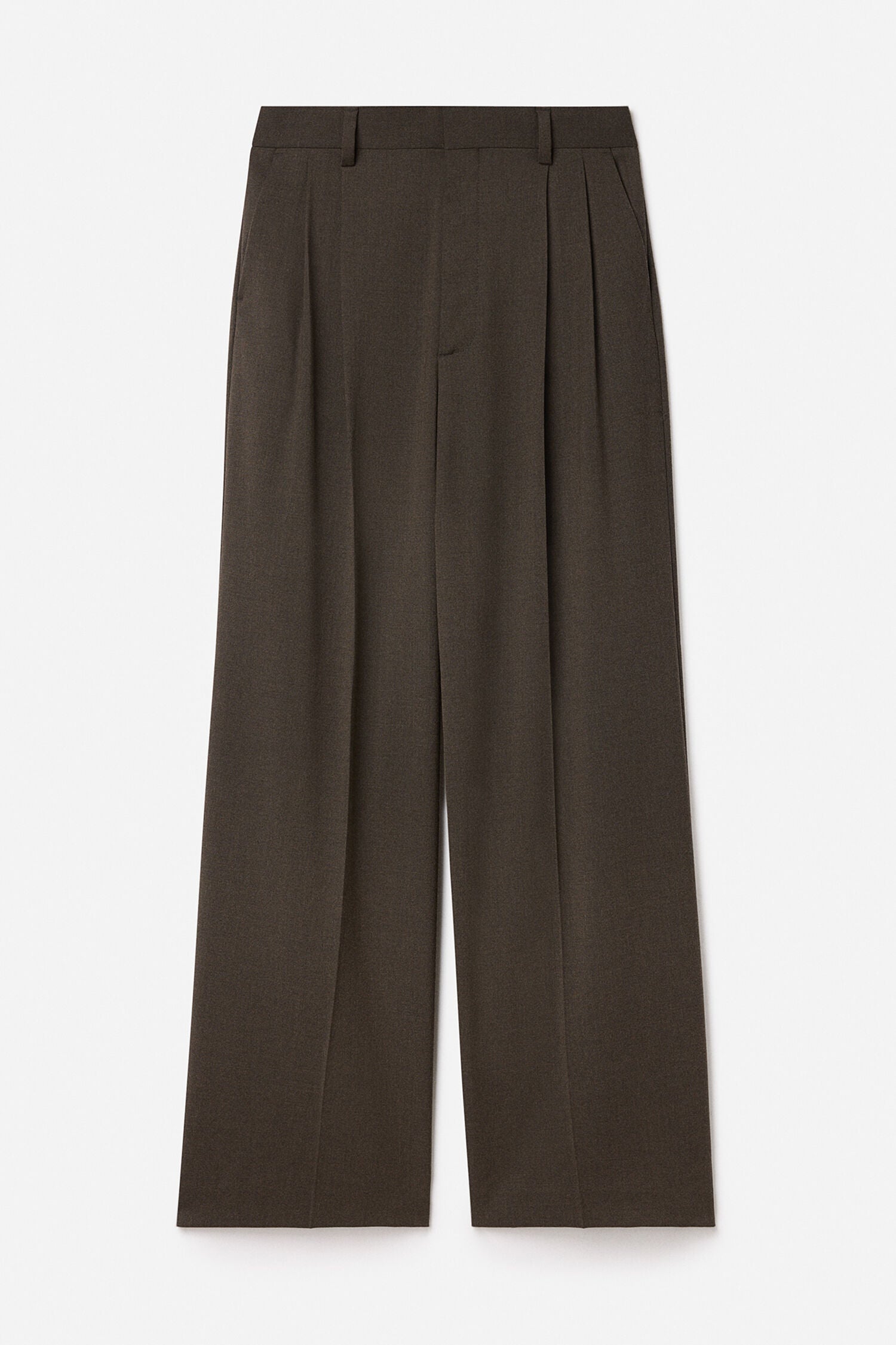 Filippa K naisten housut Darcey Wool Trousers, vaalea beige