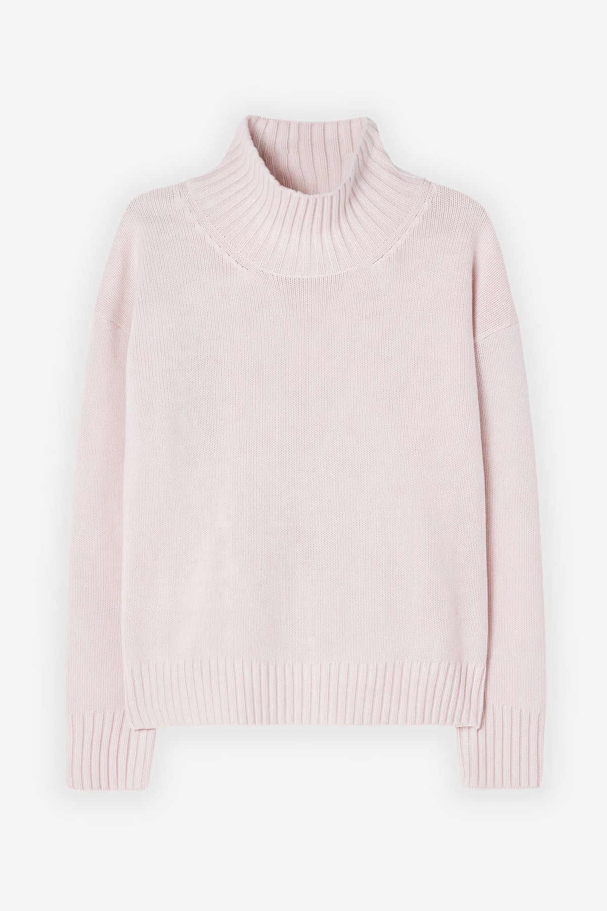 Filippa K naisten neulepusero Wool Cashmere Turtleneck Sweat, Soft Rose