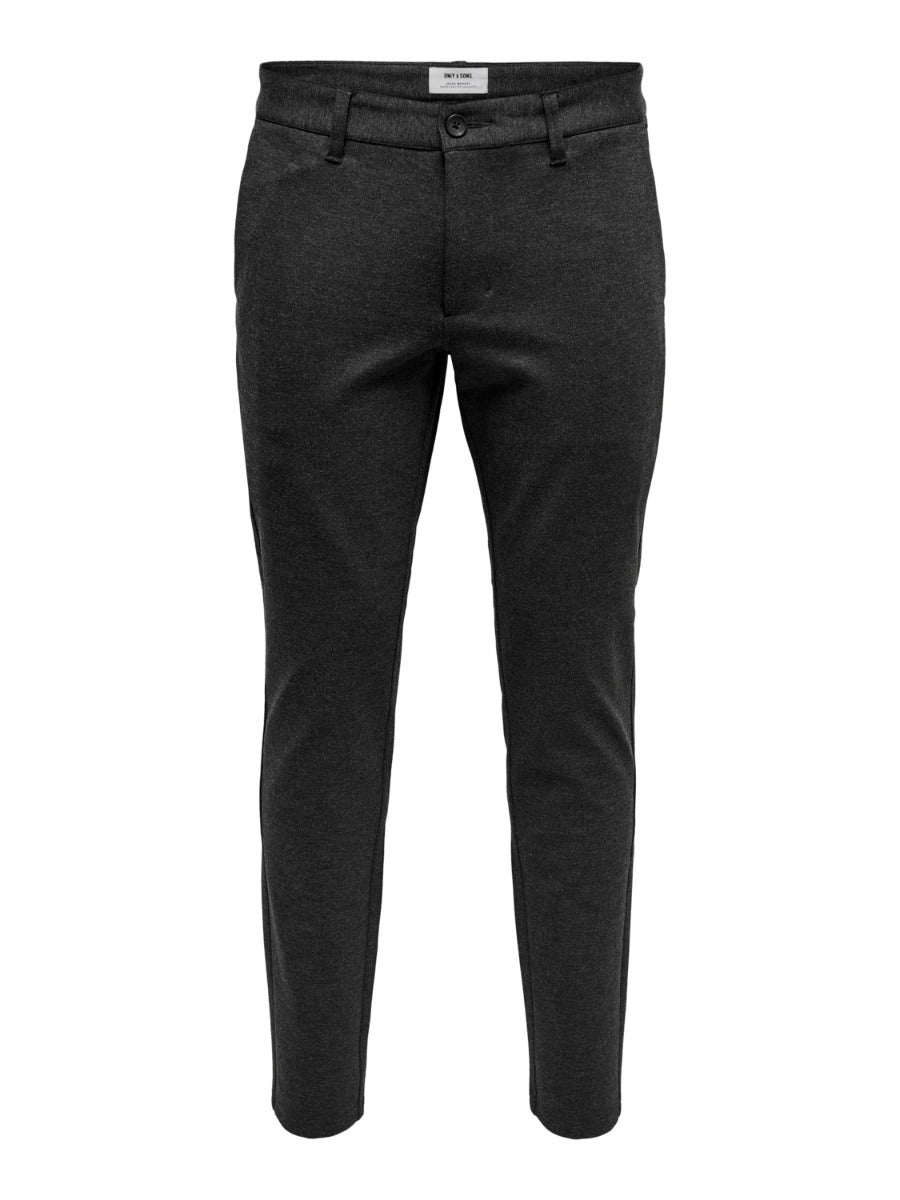 Only and Sons Miesten Housut, Mark Pant Dark Grey Melange