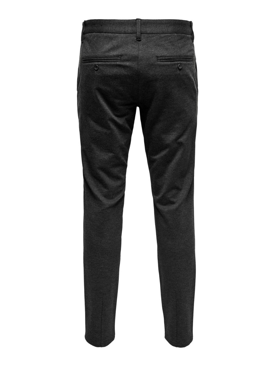 Only and Sons Miesten Housut, Mark Pant Dark Grey Melange