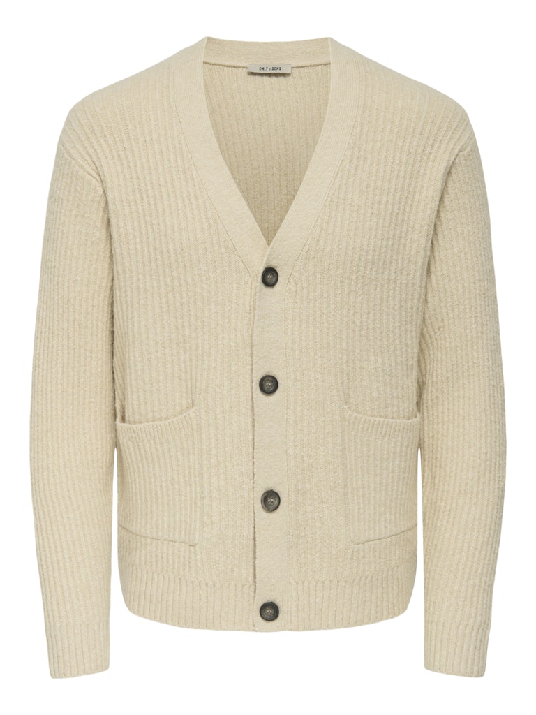 ONSFRAME RLX CARDIGAN KNIT Oatmeal
