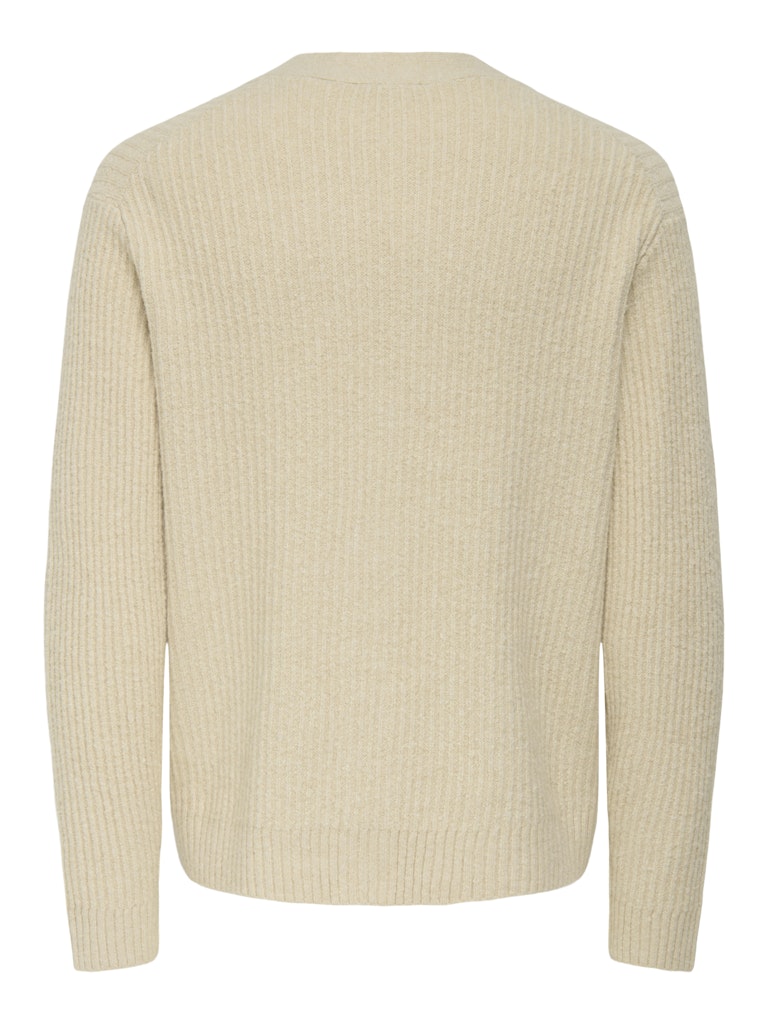 ONSFRAME RLX CARDIGAN KNIT Oatmeal