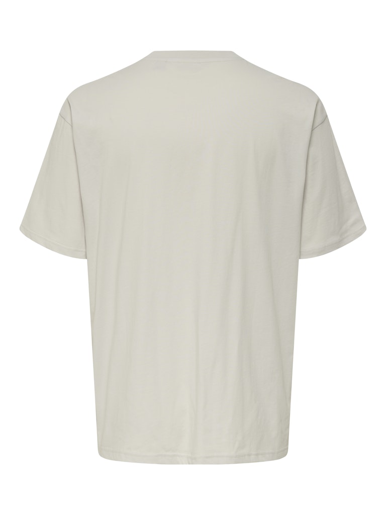 Only and Sons miesten t-paita, ONSXMAS RLX SS TEE HP Lunar Rock