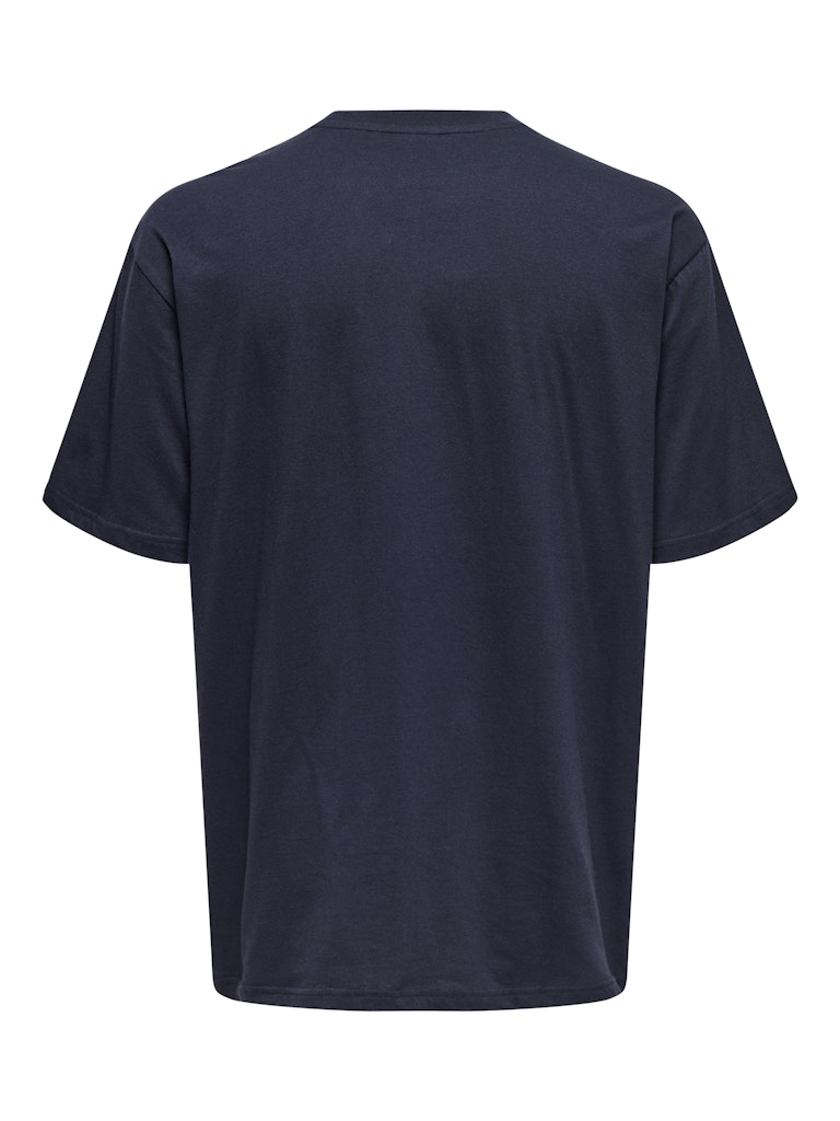 Only and Sons miesten t-paita, ONSXMAS RLX SS TEE HP Navy Blazer