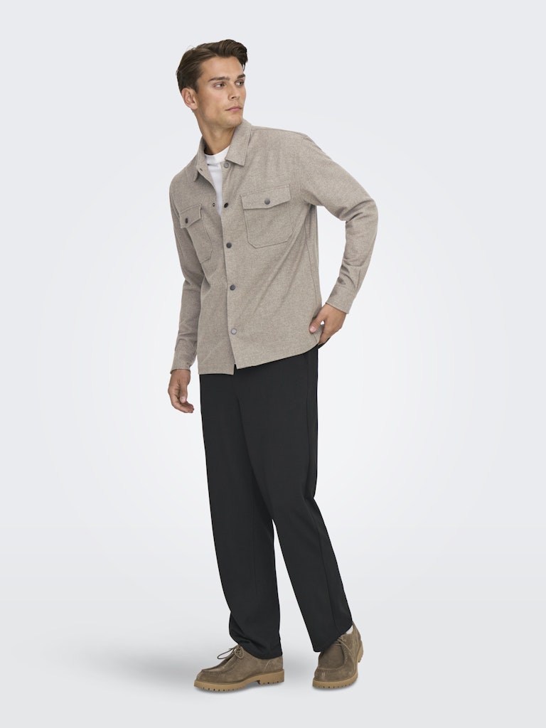 ONSMARK BRUSHED 0353 OVERSHIRT Falcon