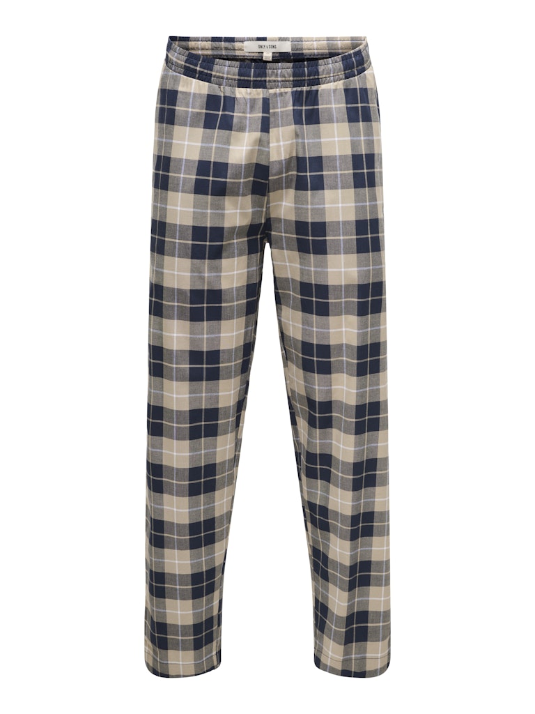 Only and Sons miesten pyjamahousut, ONSFEDERICO LOUNGEWEAR PANTS Navy Blazer