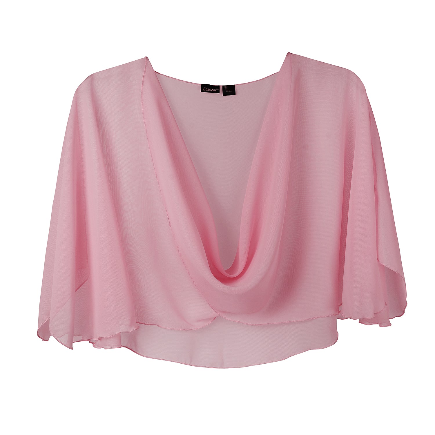 Lasessor naisten hartiahuivi Minja, vaaleanpunainen